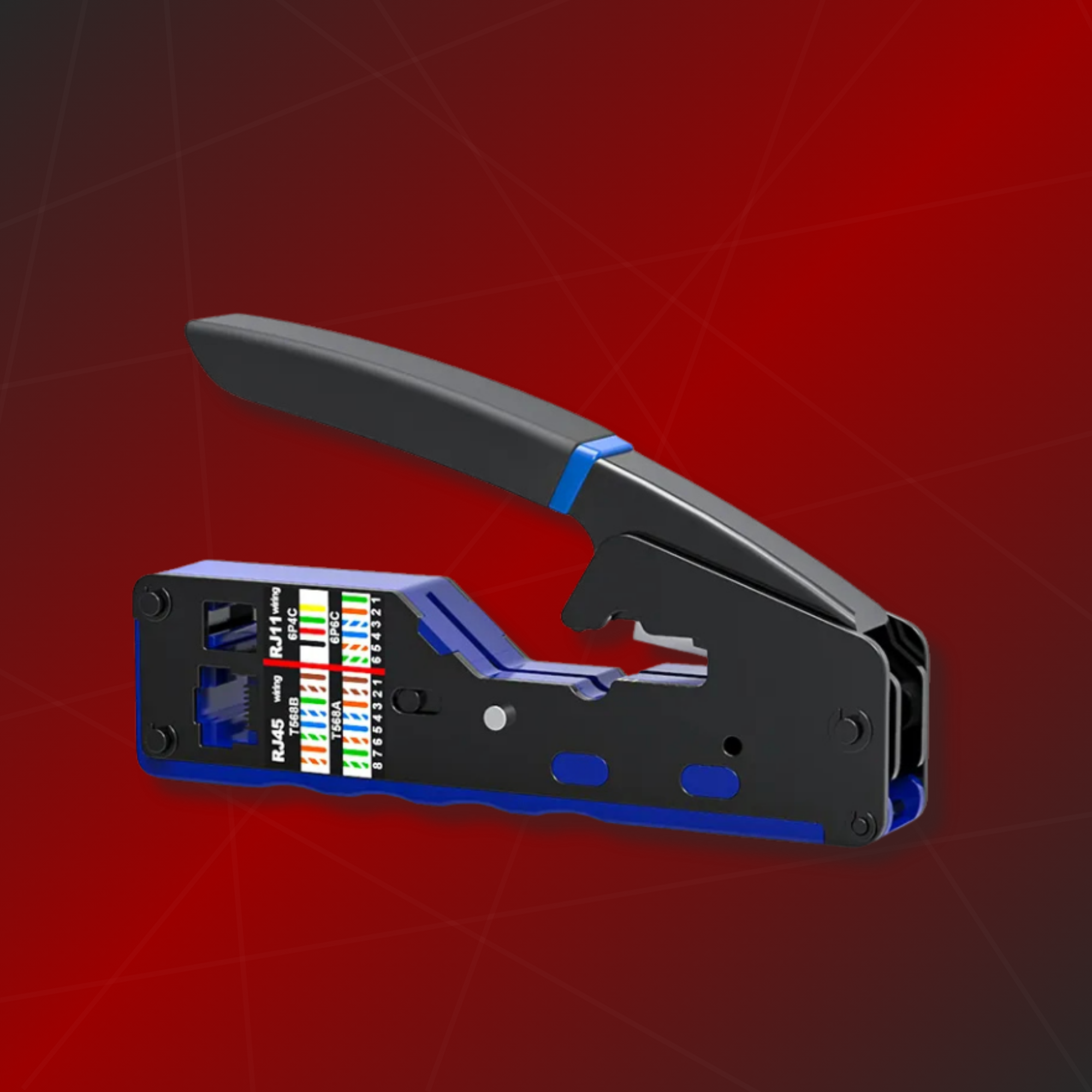 AINSEN RJ45 Ethernet Cable Crimping Tool for RJ45, RJ12, RJ11