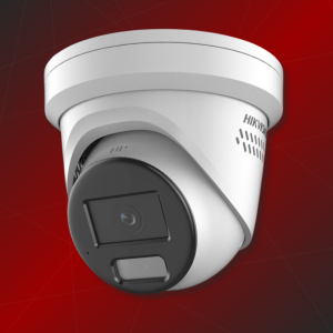 Hikvision 4 MP ColorVu Fixed Turret Network Camera with Strobe Light and Audio Alarm